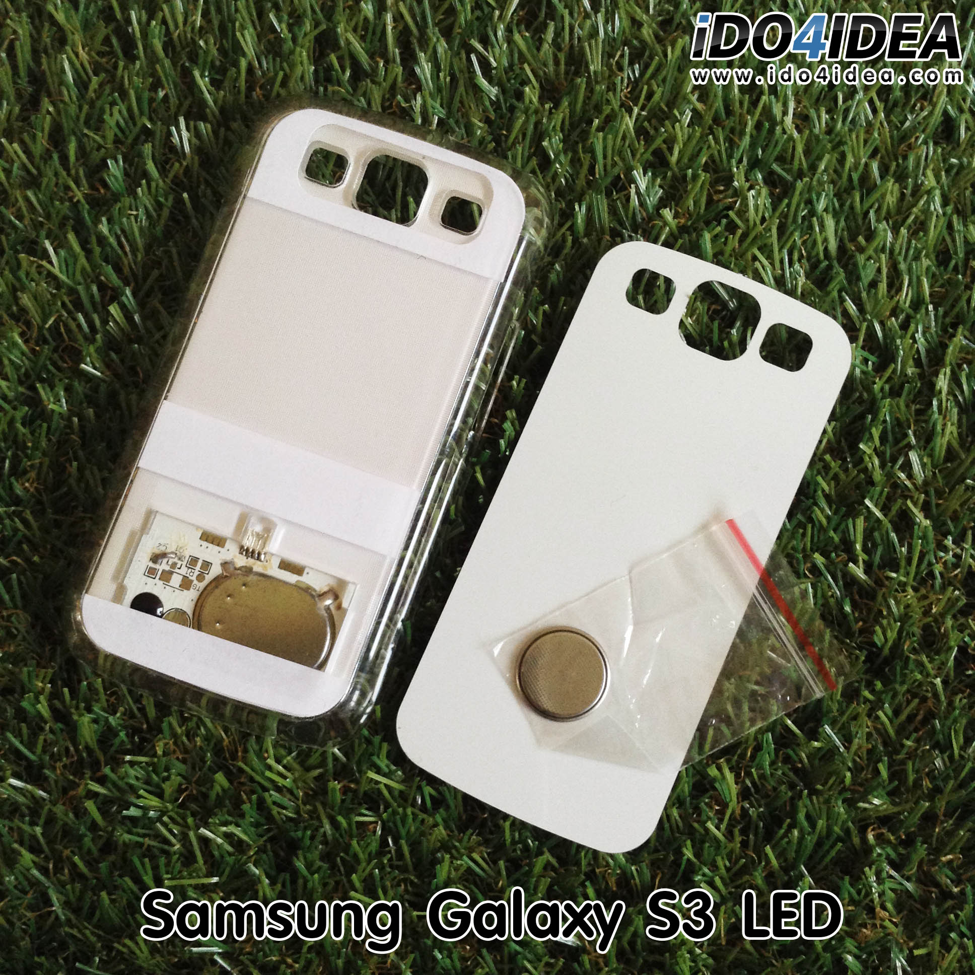 เคส Samsung S3 LED มีไฟ 7 สี กระพริบเมื่อสัญญาณเรียกเข้า